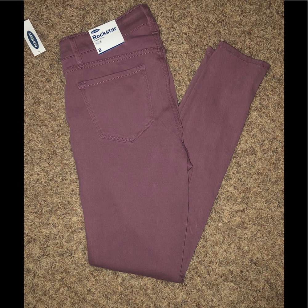 NWT Old Navy colored Rockstar Skinny Jeans Sz 8R